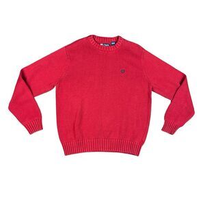 Chaps Men's Red Vintage Jumper